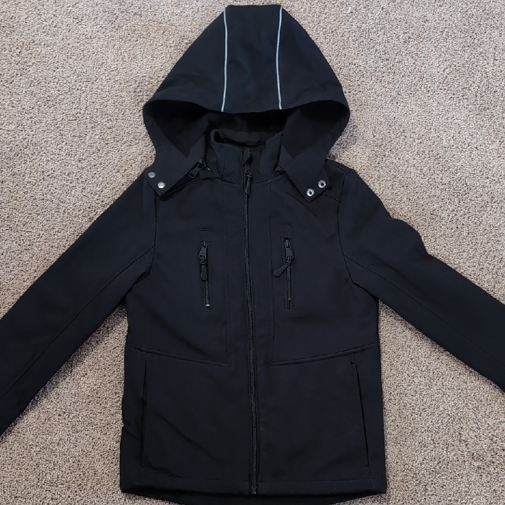 Urban Republic Black Jacket with Reflective Accents
